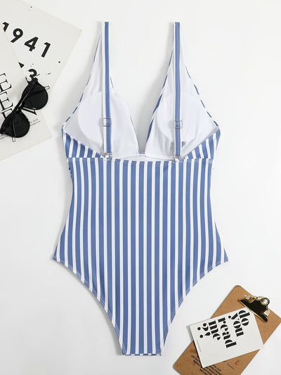 SOCUTE High Neck One Piece Swimsuit