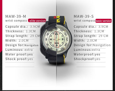 KANPAS 39mm Dive Watch - Compass