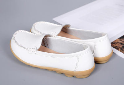 FUDYNMALC White Boat Shoes Womens
