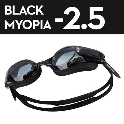 Myopia Black -2.5 / China COPOZZ Best Swimming Goggles  -  Cheap Surf Gear