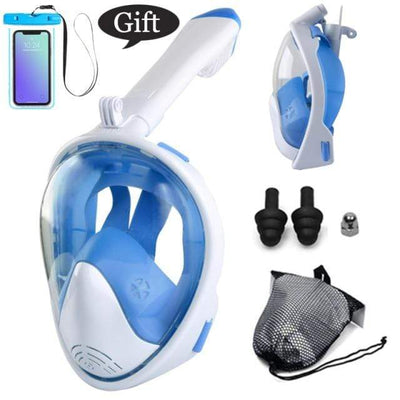 color 07 / L/XL CSG Anti Fog Face Mask Snorkel Set  -  Cheap Surf Gear