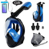 color 17 / L/XL CSG Anti Fog Face Mask Snorkel Set  -  Cheap Surf Gear