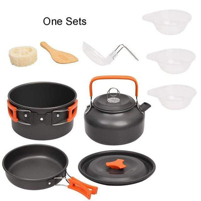 11-piece set / Russian Federation CSG Camping Pots And Pans  -  Cheap Surf Gear