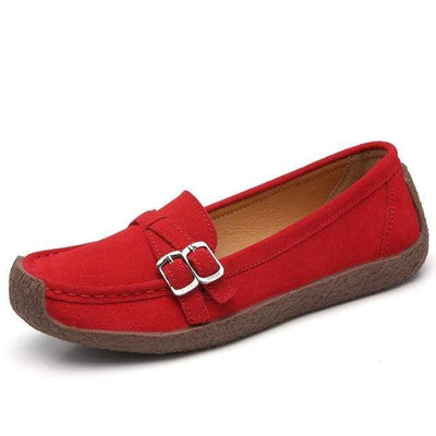 03 red / 6 EOFK Womens Boat Shoes  -  Cheap Surf Gear