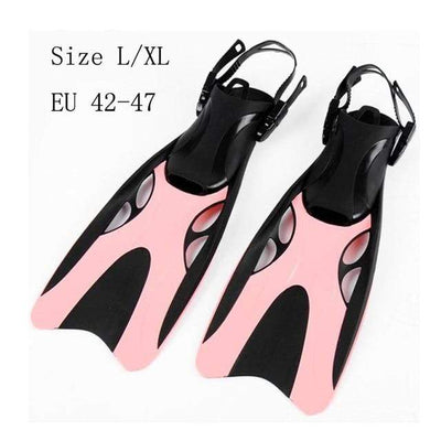 Pink Size L XL MAICCA Diving Flippers  -  Cheap Surf Gear