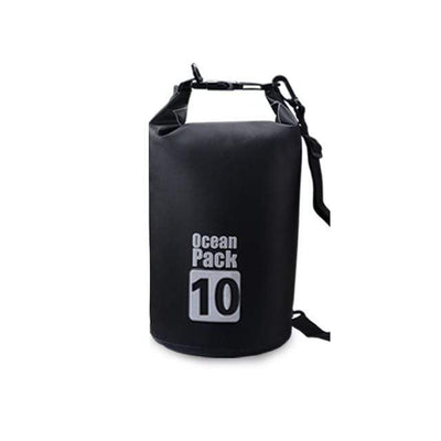 Black 10L PLAY-KING Best Waterproof Bag  -  Cheap Surf Gear