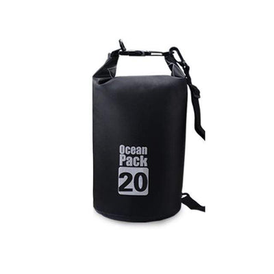 Black 20L PLAY-KING Best Waterproof Bag  -  Cheap Surf Gear