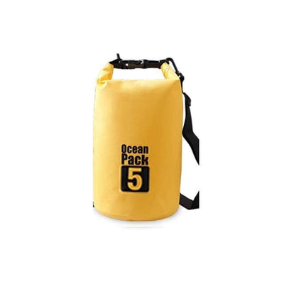 Yellow 5L PLAY-KING Best Waterproof Bag  -  Cheap Surf Gear