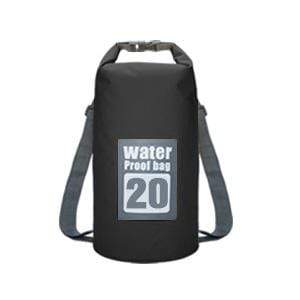 black 20L SUNFIELD Waterproof Backpack  -  Cheap Surf Gear