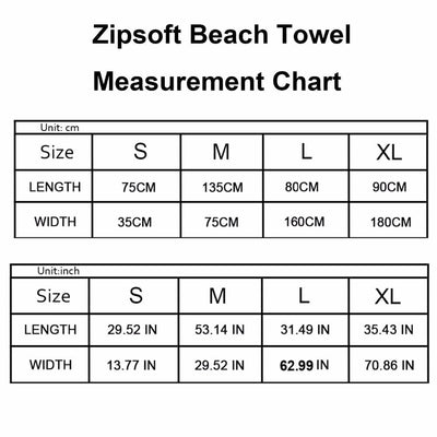 ZIPSOFT Surf Towel