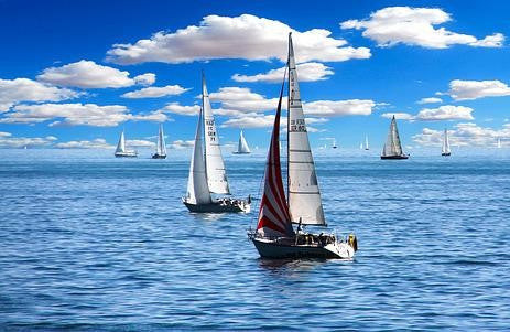 sailing boats
