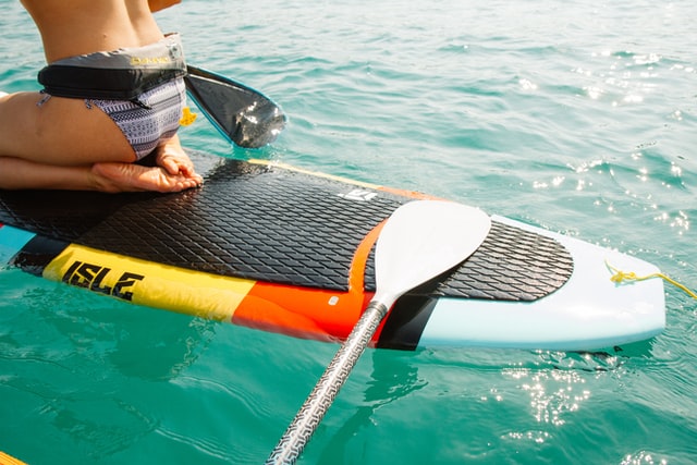 person on sup
