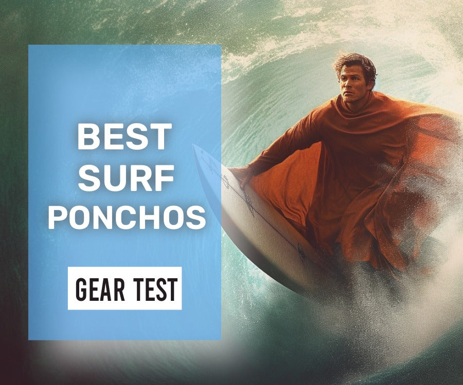 Surf, Beach, Towel Poncho - Men - Black Sunny