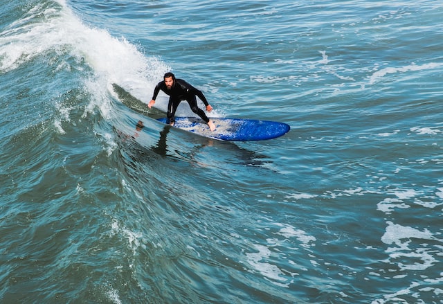 men surfing