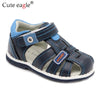 Cute eagle Summer Boys Orthopedic Sandals Pu Leather Toddler Kids Shoes for Boys Closed Toe Baby Flat  Shoes  Size 20-30 New