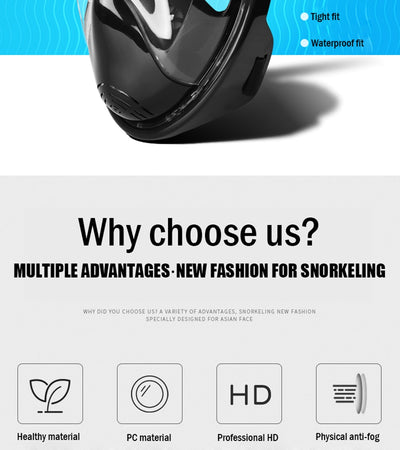 TRINGA New Snorkel Mask