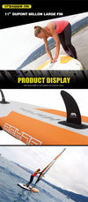 AQUA MARINA Slide-in Large Fin for SUP Stand Up Paddle Boards (28 * 18cm)