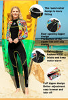 Hisea Women 3MM Neoprene High Quality Wetsuit Thermal Scuba Diving Spearfishing One Piece Surfing Slim Full Bodysuit