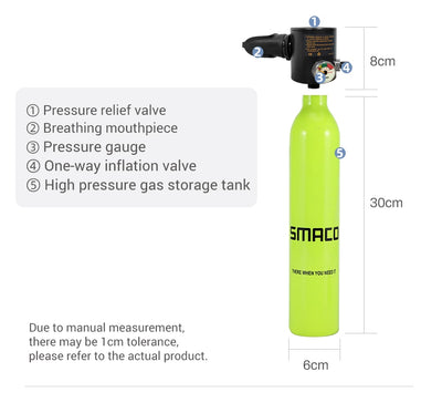 SMACO Scuba Tank