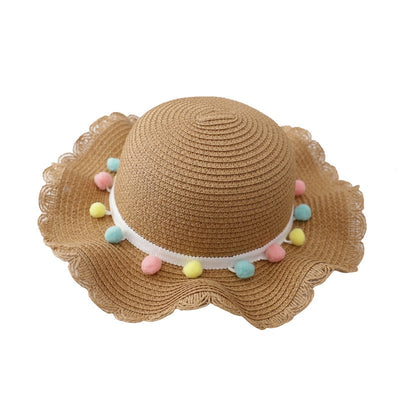 CHFENGASQ Girls Straw Hat