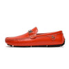 Orange / 6 ALCUBIEREE Leather Boat Shoes  -  Cheap Surf Gear