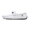 White / 6 ALCUBIEREE Leather Boat Shoes  -  Cheap Surf Gear