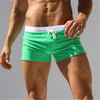 Green / S ALSOTO White Swimming Shorts  -  Cheap Surf Gear