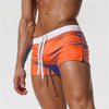 Orange / S ALSOTO White Swimming Shorts  -  Cheap Surf Gear