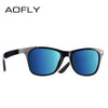 C3Bright Blue Mirror AOFLY Mens Polarized Sunglasses  -  Cheap Surf Gear