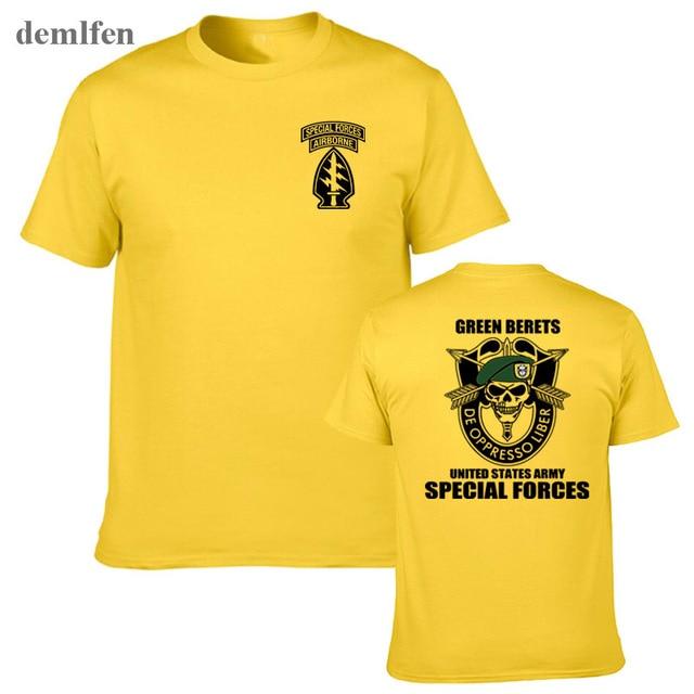 T-shirt Apocalypse Now 'Charlie Don't Surf' - Coton, Vert Armée - Fruit Of The Loom, Fabriqué UK