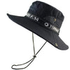 Black CAMOLAND Mens Sun Protection Hat  -  Cheap Surf Gear