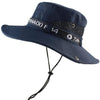Navy CAMOLAND Mens Sun Protection Hat  -  Cheap Surf Gear