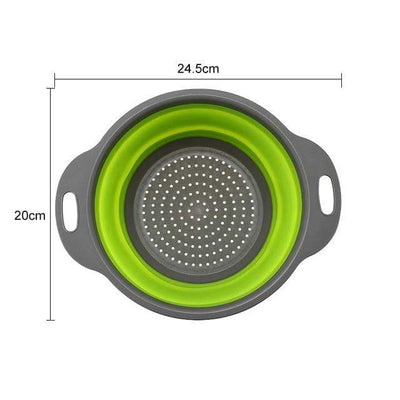 1Pc Green Small COBO REAL CAMP Collapsible Colander  -  Cheap Surf Gear