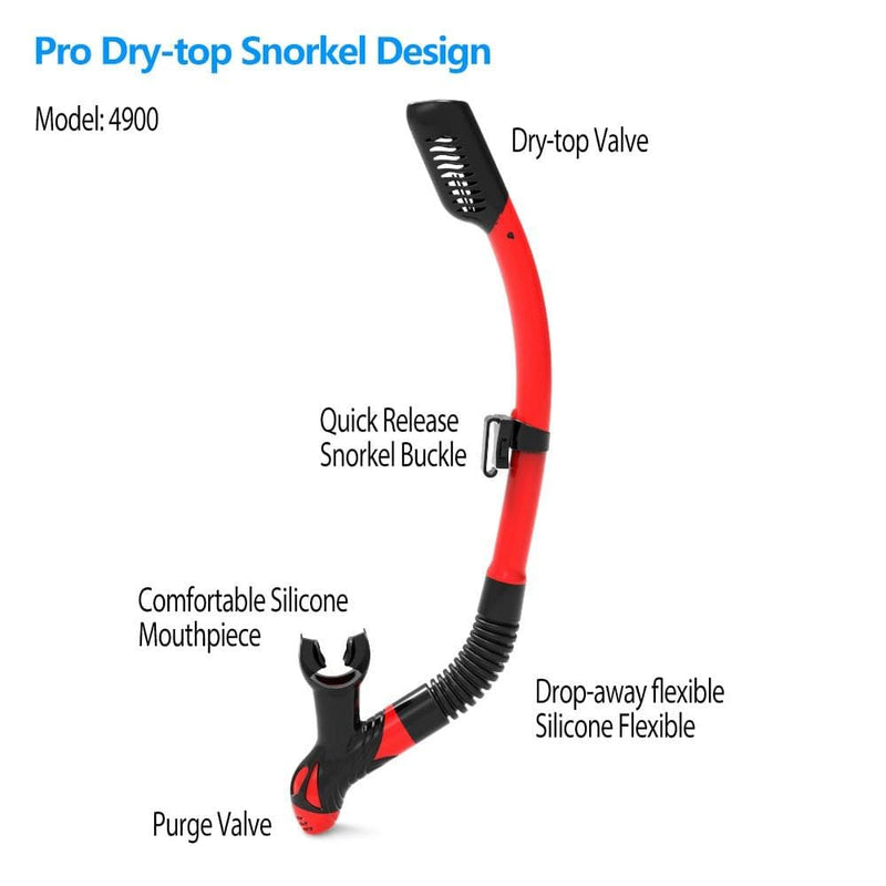 COPOZZ Diving Snorkel  -  Cheap Surf Gear