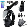 color 09 / L/XL CSG Anti Fog Face Mask Snorkel Set  -  Cheap Surf Gear
