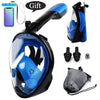 color 11 / L/XL CSG Anti Fog Face Mask Snorkel Set  -  Cheap Surf Gear