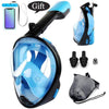 color 12 / L/XL CSG Anti Fog Face Mask Snorkel Set  -  Cheap Surf Gear