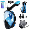 color 16 / L/XL CSG Anti Fog Face Mask Snorkel Set  -  Cheap Surf Gear