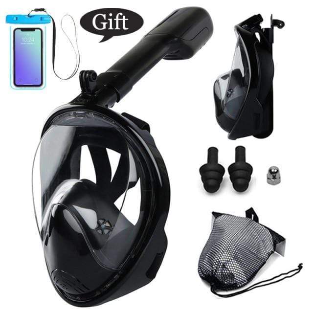 color 19 / L/XL CSG Anti Fog Face Mask Snorkel Set  -  Cheap Surf Gear