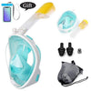 color 20 / L/XL CSG Anti Fog Face Mask Snorkel Set  -  Cheap Surf Gear