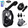 color 21 / L/XL CSG Anti Fog Face Mask Snorkel Set  -  Cheap Surf Gear