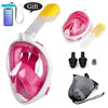 color 23 / L/XL CSG Anti Fog Face Mask Snorkel Set  -  Cheap Surf Gear