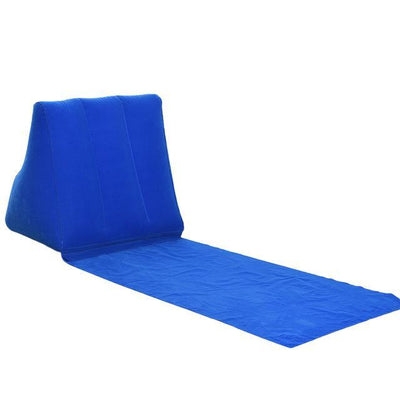 Dark Blue CSG Beach Mat With Pillow  -  Cheap Surf Gear