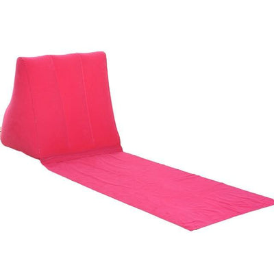 Rose Red CSG Beach Mat With Pillow  -  Cheap Surf Gear