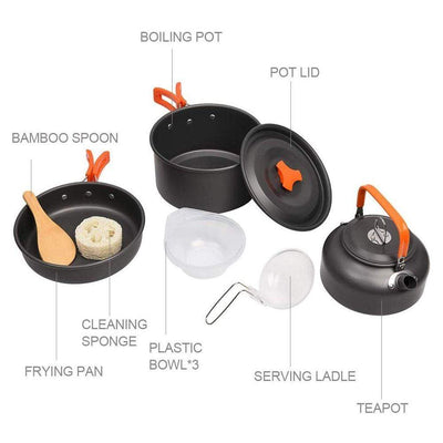 CSG Camping Pots And Pans  -  Cheap Surf Gear