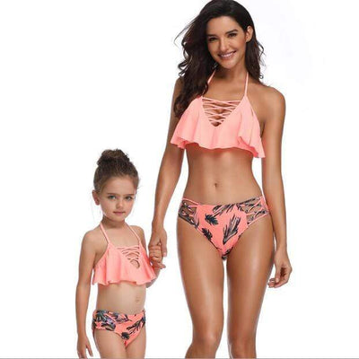 Color 12 / Mom S DILIFLYER Girls Bikini  -  Cheap Surf Gear