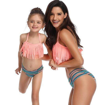 Color 8 / Mom S DILIFLYER Girls Bikini  -  Cheap Surf Gear