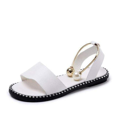 A12 White / 6 DLROOTY Black Sandals  -  Cheap Surf Gear