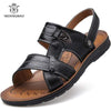 ELGEER Mens Leather Sandals  -  Cheap Surf Gear