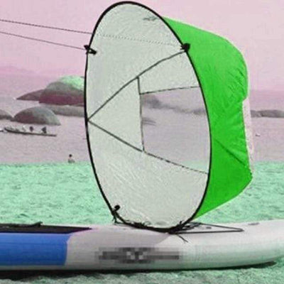 green ELUANSHI Kayak Wind Sail  -  Cheap Surf Gear